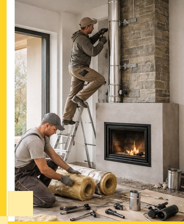 Монтаж дымоходов для каминов в Искитиме от 15288 р. ЭриданСкм