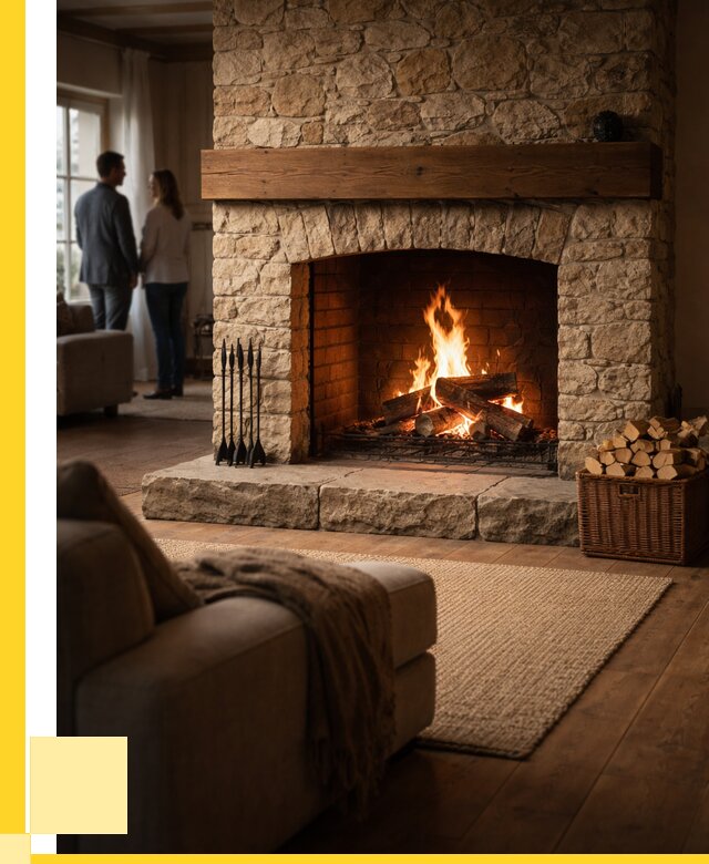 Открытые камины под ключ в Искитиме от 152880 р. ЭриданСкм