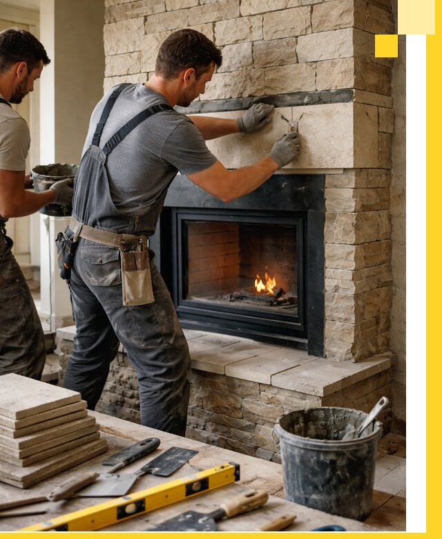 Проектирование и установка открытых каминов в Искитиме