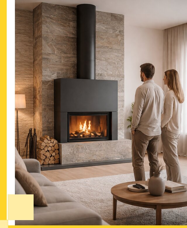 Закрытые камины под ключ в Искитиме от 122304 р., ЭриданСкм