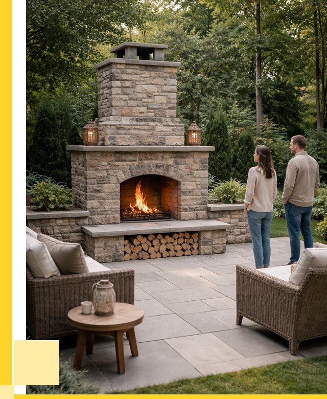 Уличные камины из кирпича в Искитиме от 152880 р. | ЭриданСкм