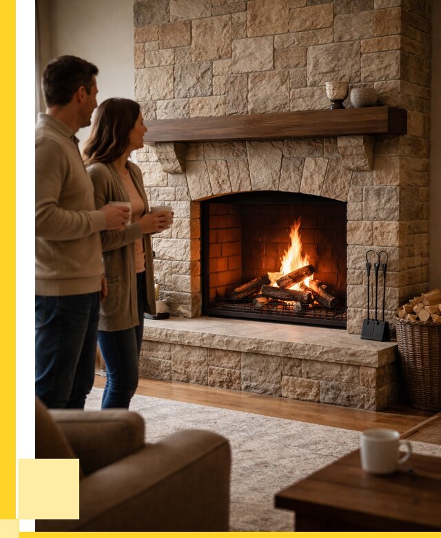 Каменные камины на заказ в Искитиме от 183456 р. | ЭриданСкм