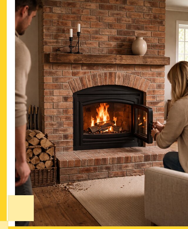 Кирпичные камины под ключ в Искитиме от 152880 р. | ЭриданСкм