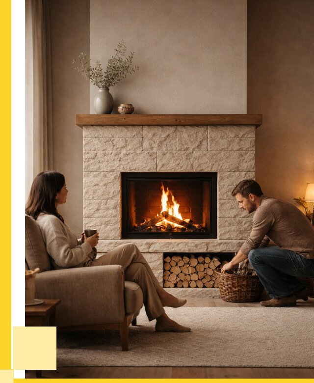 Камины для дома в Искитиме под ключ от 152880 р. | ЭриданСкм