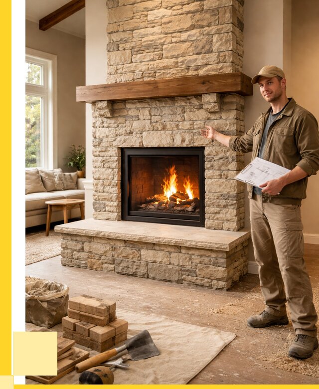 Камины под ключ в Искитиме от 183456 р. | ЭриданСкм — установка