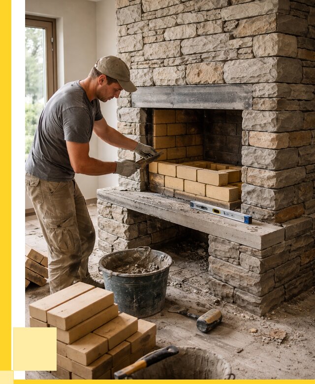 Кладка каминов и камина в Искитиме от 25480 р. ЭриданСкм