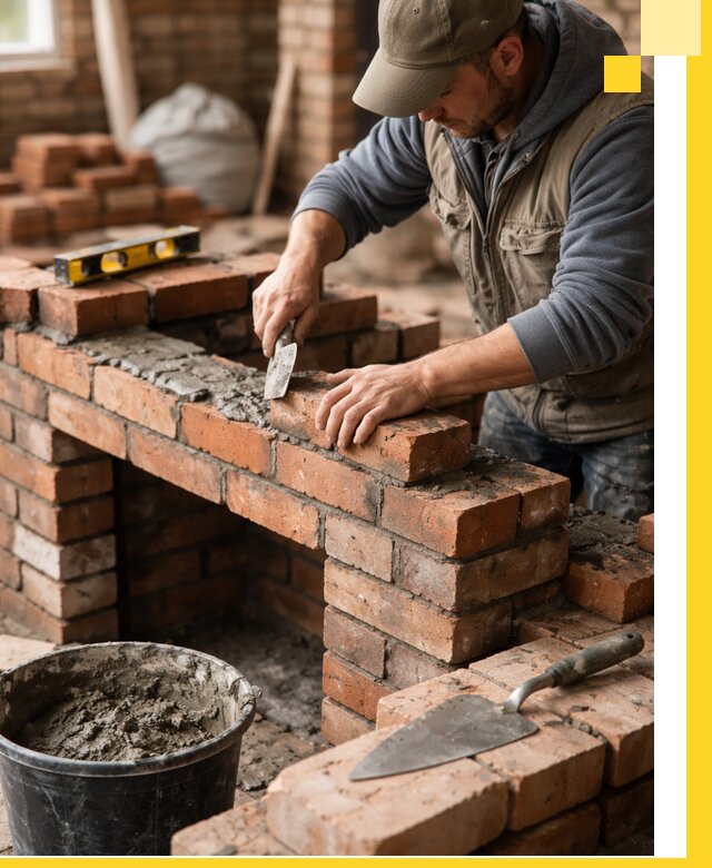 Кладка каминов под ключ в Искитиме профессиональная отделка и монтаж