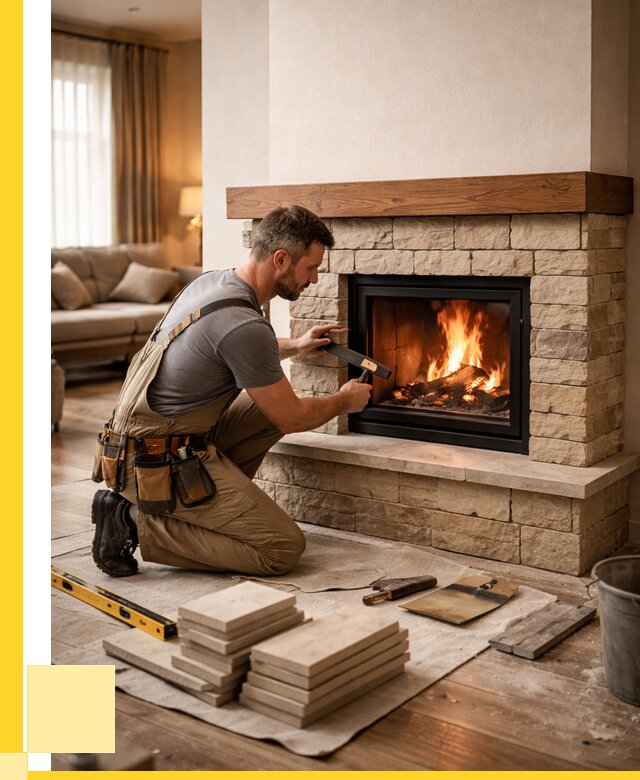 Строительство каминов в Искитиме от 152880 р., ЭриданСкм - под ключ