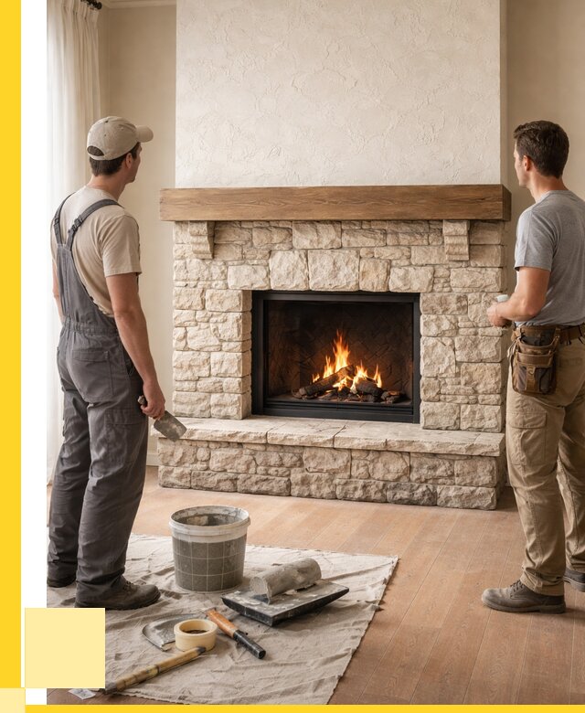 Отделка каминов в Искитиме от 6625 р. под ключ | ЭриданСкм