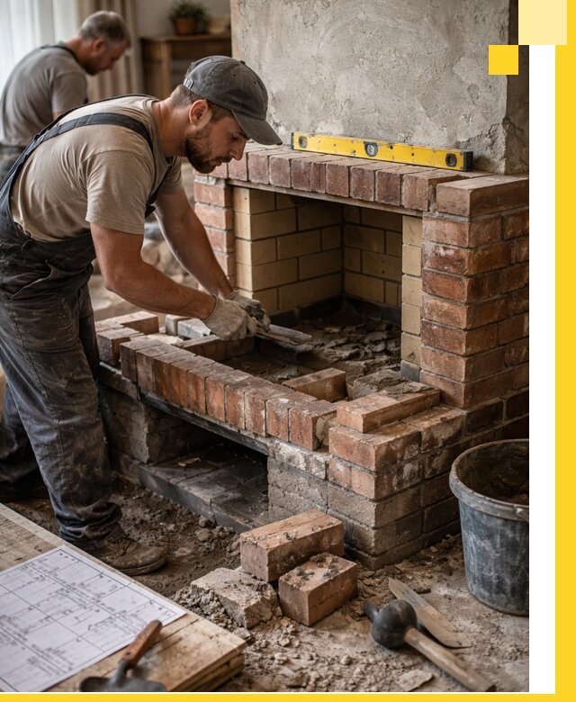 Изготовление и установка каминопечей под ключ в Искитиме