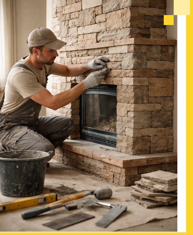 Проектирование и установка печей-каминов под ключ в Искитиме