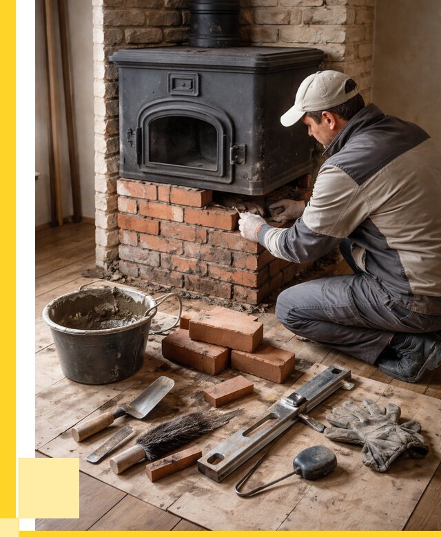 Ремонт печей в Искитиме от 12230 р., услуги печника ЭриданСкм