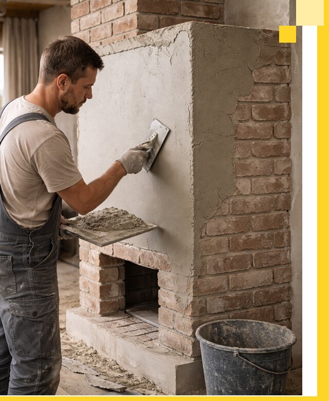 Отделка печей и облицовка каминов в Искитиме под ключ