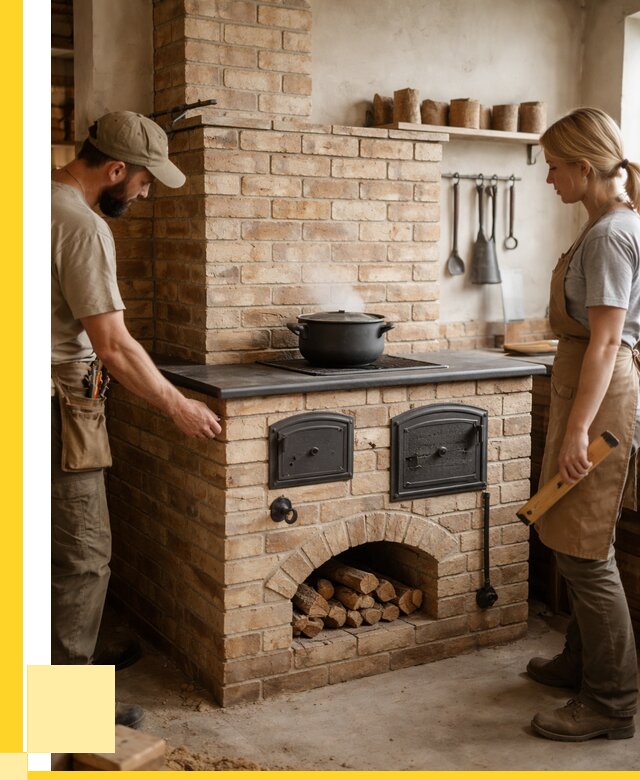 Варочно отопительные печи в Искитиме от 91728 р. | ЭриданСкм