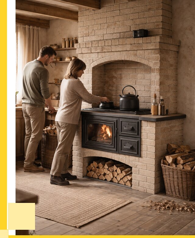 Печи с плитой в Искитиме от 45864 р. | ЭриданСкм — кирпичная печь