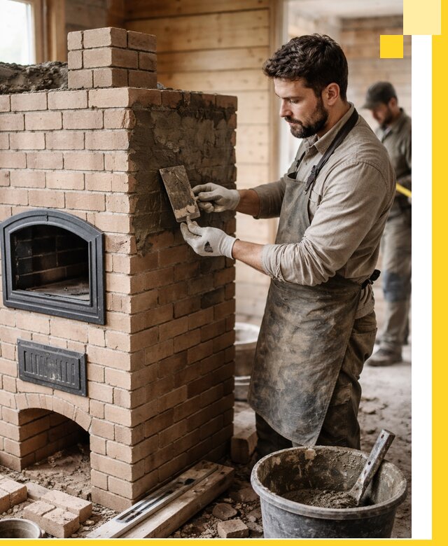 Изготовление и установка печей-шведок под ключ в Искитиме