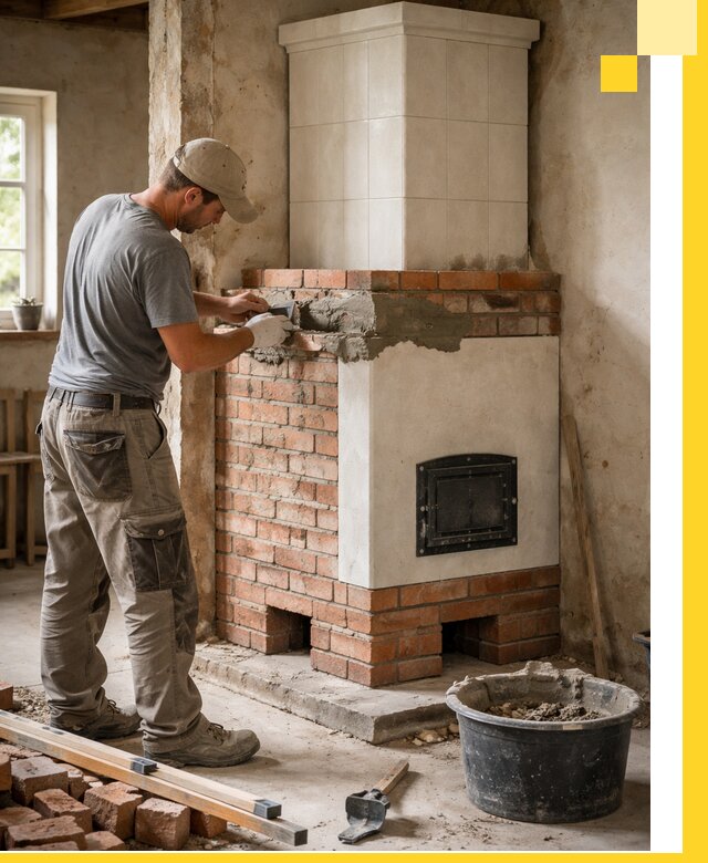 Изготовление и установка печей-голландок под ключ в Искитиме