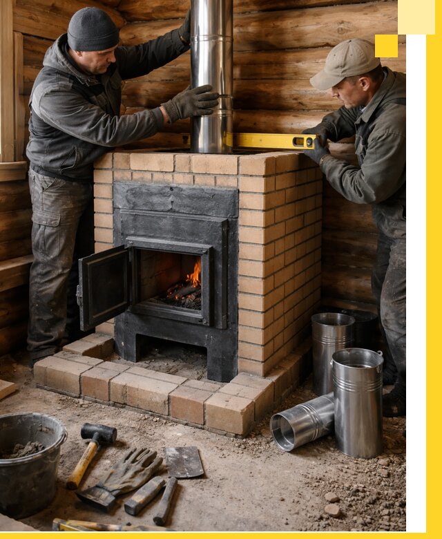 Проектирование, изготовление и установка банных печей в Искитиме