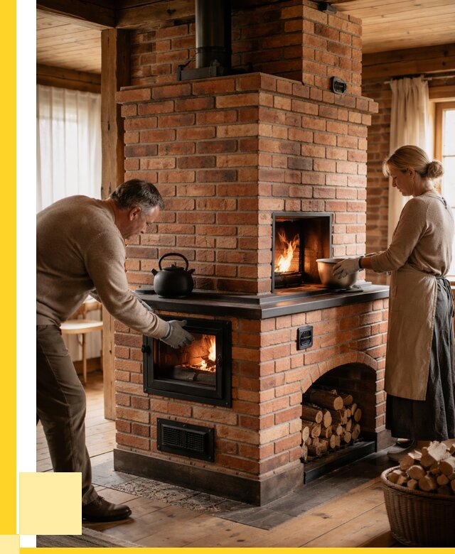 Печи для загородного дома под ключ в Искитиме от 81536 р. | ЭриданСкм