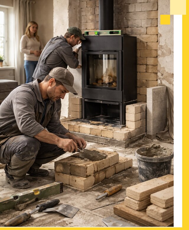 Печи и камины под ключ: проект, установка в Искитиме