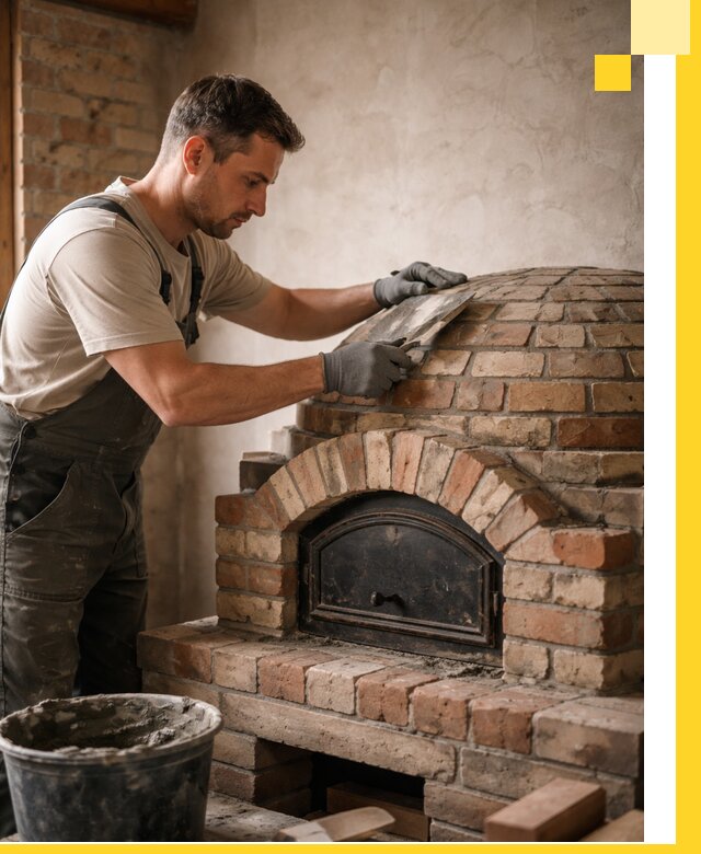 Изготовление и монтаж помпейских печей на заказ в Искитиме