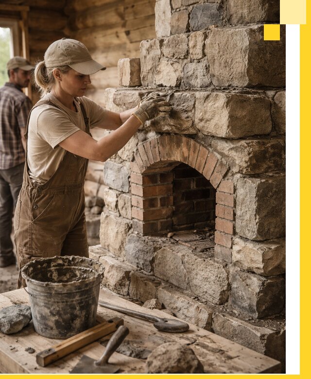 Каменные печи на заказ и монтаж в Искитиме, долговечные решения