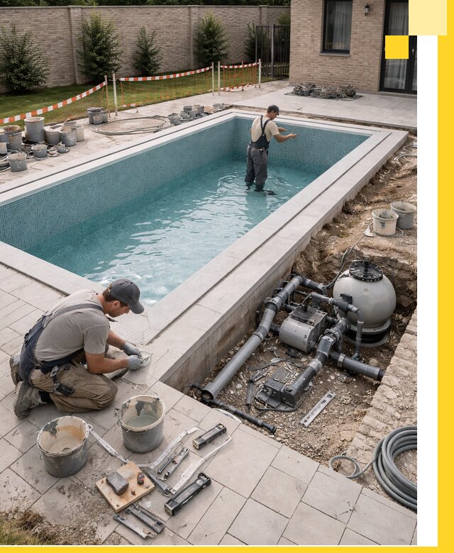 Строительство бассейнов под ключ в Искитиме: проекты и монтаж