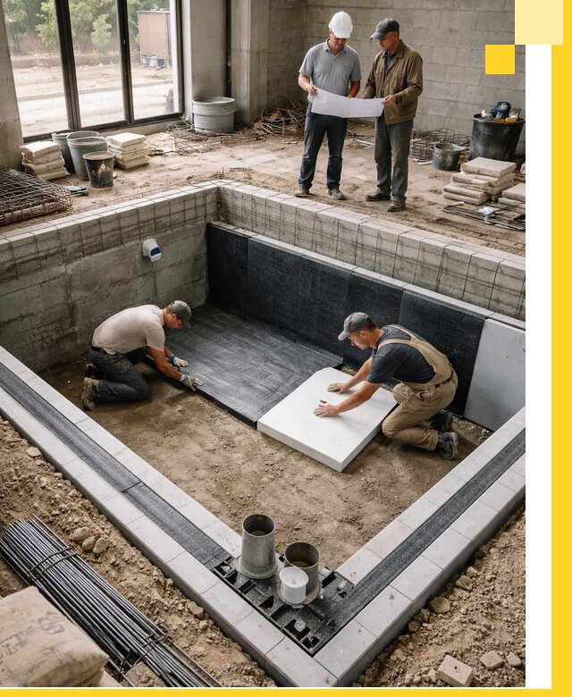 Проекты частных и общественных бассейнов под ключ в Искитиме