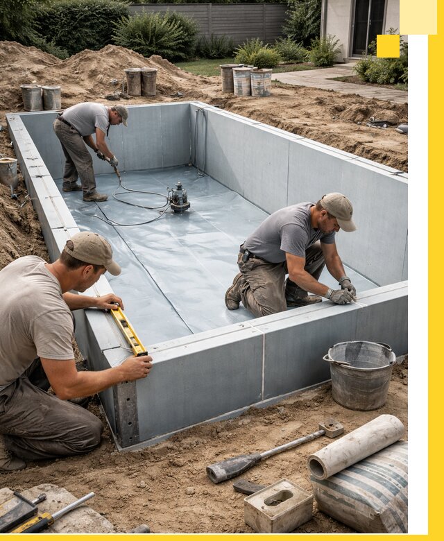 Профессиональный монтаж бассейнов под ключ в Искитиме с гарантией