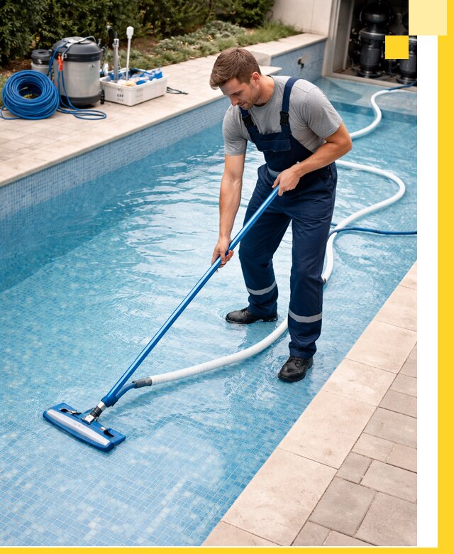 Профессиональная чистка бассейнов и фильтров в Искитиме под ключ