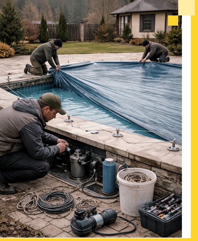 Консервация бассейнов в Искитиме: подготовка к длительному хранению