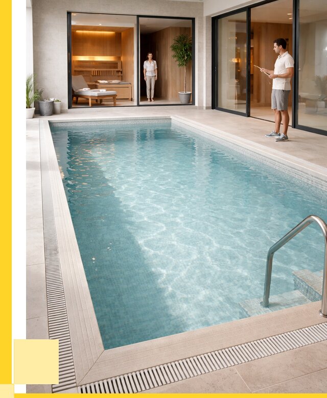 Отделка бассейна пленкой ПВХ в Искитиме от 3567 р. - ЭриданСкм