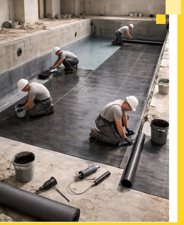 Профессиональная гидроизоляция бассейнов и чаш в Искитиме под ключ