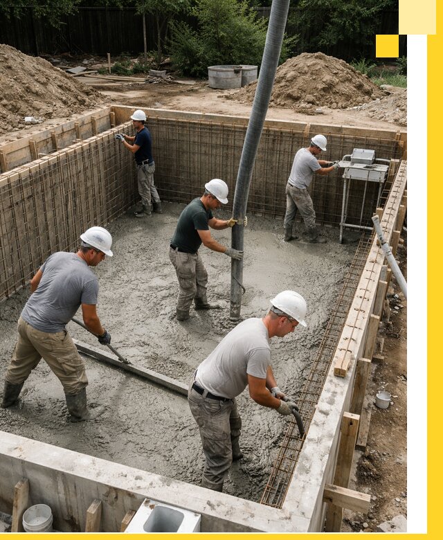 Строительство бетонных бассейнов под ключ в Искитиме