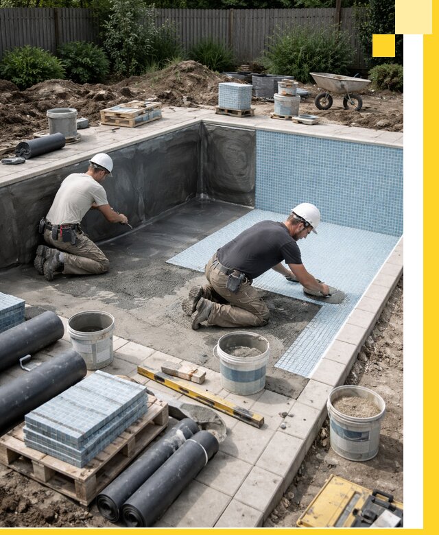 Проектирование и строительство стационарных бассейнов в Искитиме