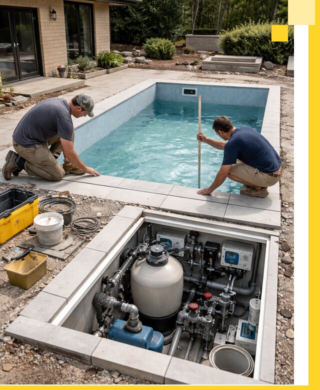 Строительство качественных домашних бассейнов под ключ в Искитиме