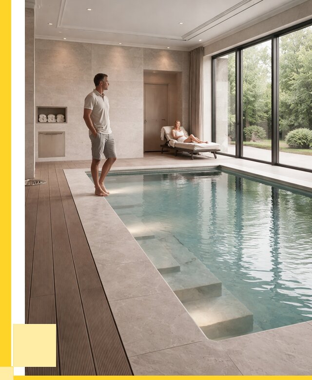 Бассейны в коттедже под ключ в Искитиме от 1223040 р. | ЭриданСкм