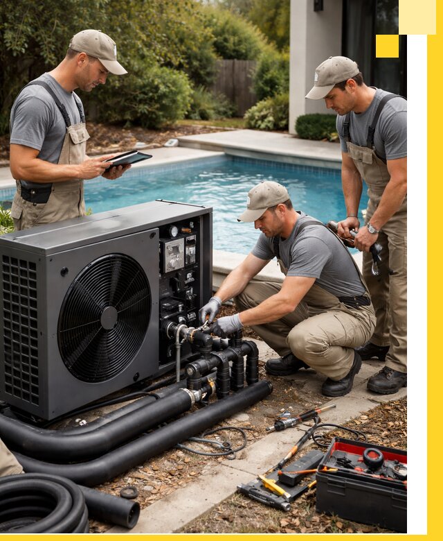 Проектирование и установка тепловых насосов для бассейнов в Искитиме