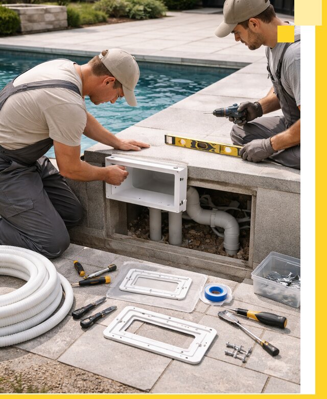 Поставка и установка скиммеров для бассейнов в Искитиме