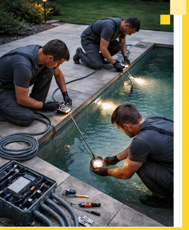 Профессиональное освещение бассейнов в Искитиме: дизайн и монтаж