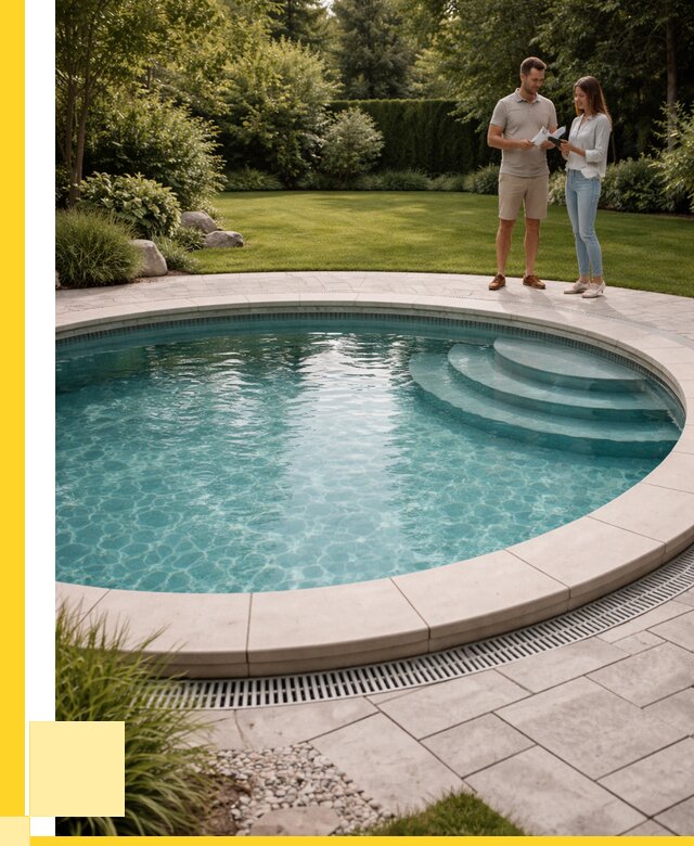 Круглые каркасные бассейны купить в Искитиме от 254800 р. | ЭриданСкм