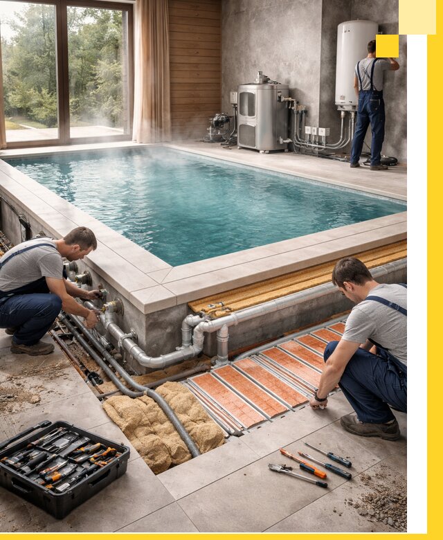 Проектирование и строительство тёплых бассейнов в Искитиме