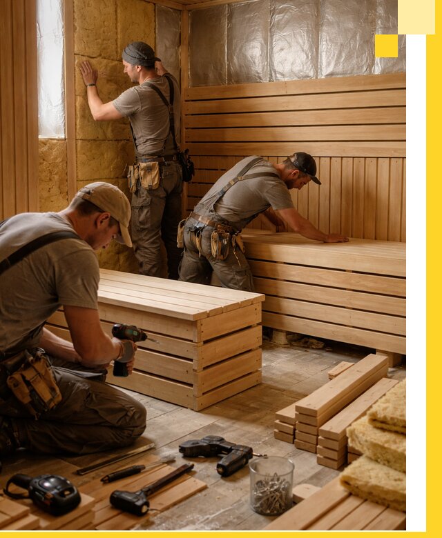 Профессиональное строительство саун под ключ в Искитиме