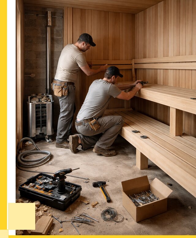 Монтаж саун под ключ в Искитиме от 122304 р. | ЭриданСкм