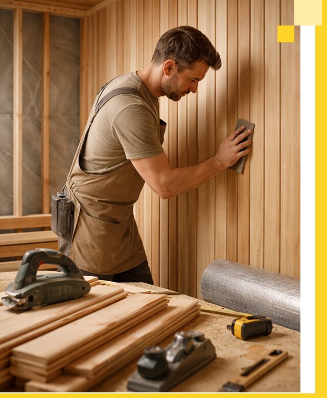 Профессиональная отделка саун и парных под ключ в Искитиме