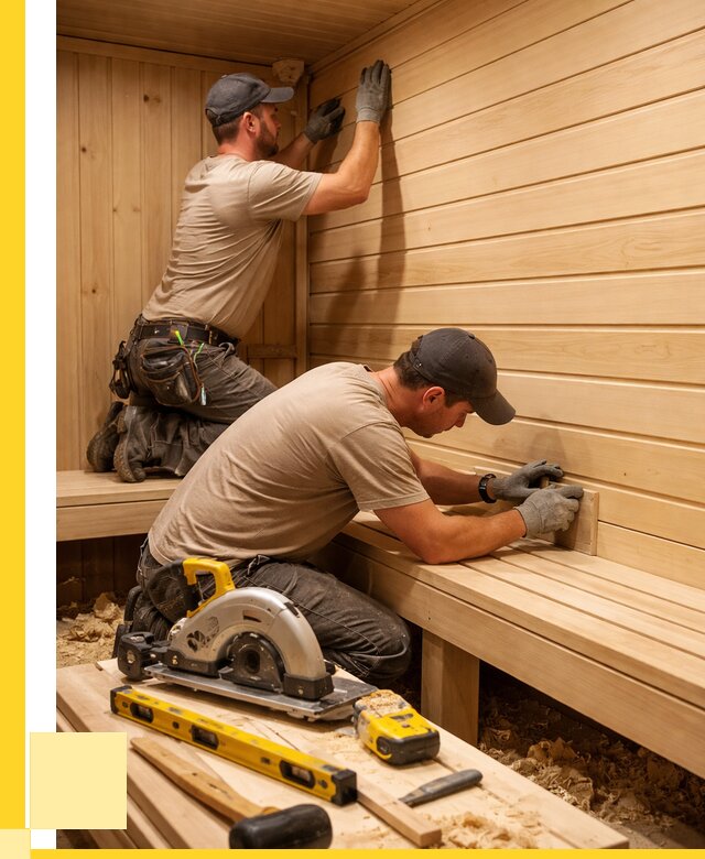 Обшивка саун вагонкой в Искитиме от 2548 р. | ЭриданСкм