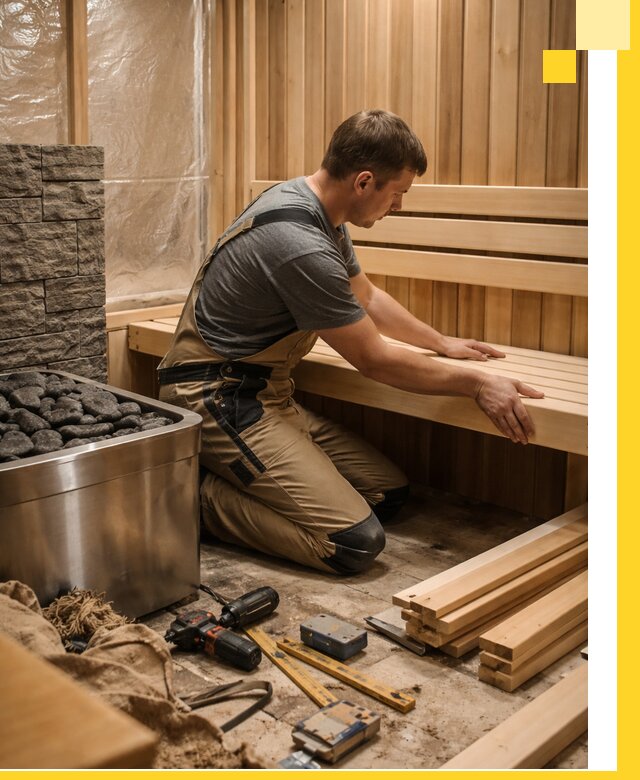 Сауны для дома под ключ с проектированием и монтажом в Искитиме