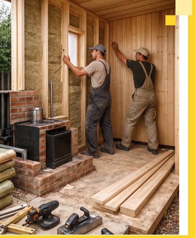 Строительство и установка дачных саун под ключ в Искитиме