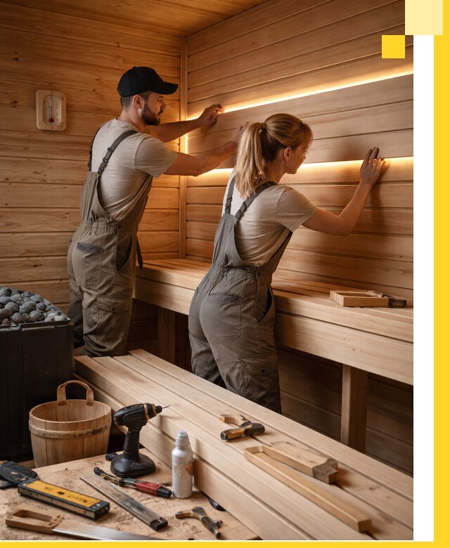 Дизайн саун и бань под ключ с индивидуальным проектом в Искитиме