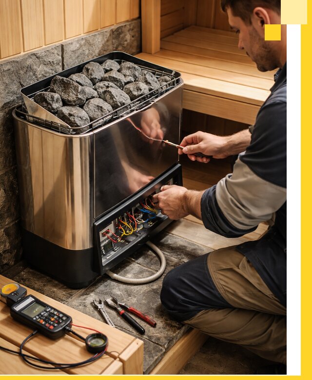 Продажа и установка электрокаменок для саун в Искитиме